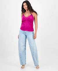 Boss Orange Women's Mesh-Trim V-Neck Satin Camisole