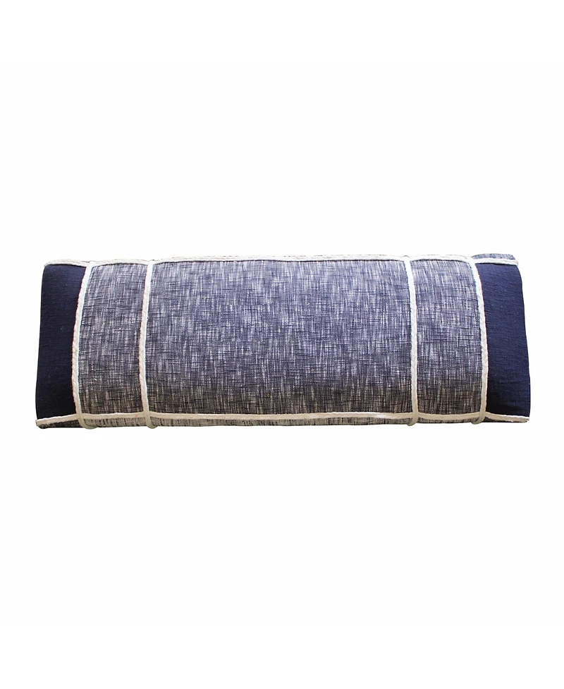 Upholstered Bench with Textural Legs for Bedroom Entryway or Living Room