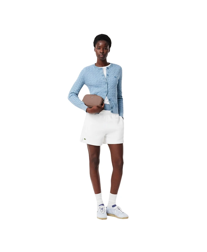 Lacoste Crocodile On Front Crossover Messenger Bag