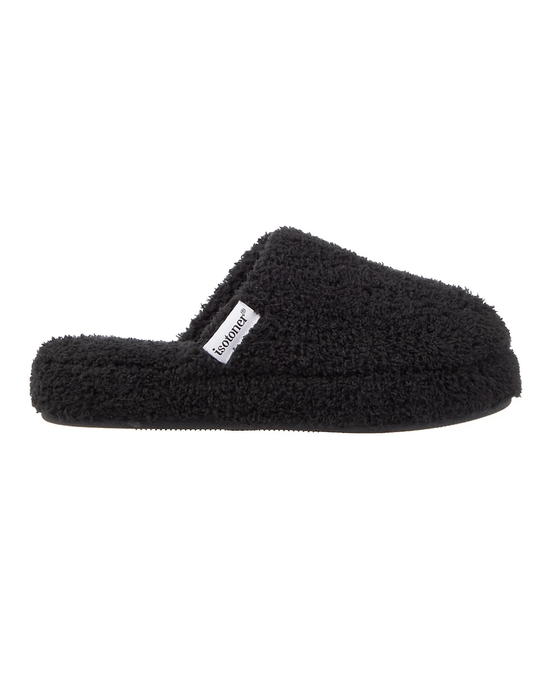 Isotoner Signature Women's Cozy Plush Terry Knit Joey Clog Slippers