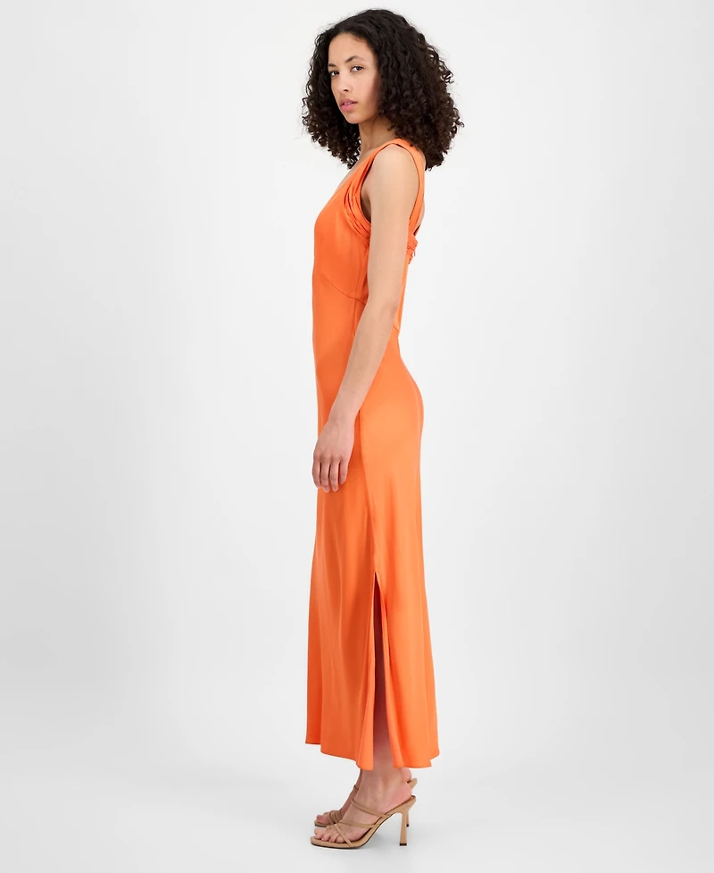 French Connection Women's Ennis Satin Maxi Dress