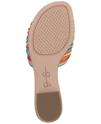 Jessica Simpson Women's Dydra Knotted Strappy Flat Sandals