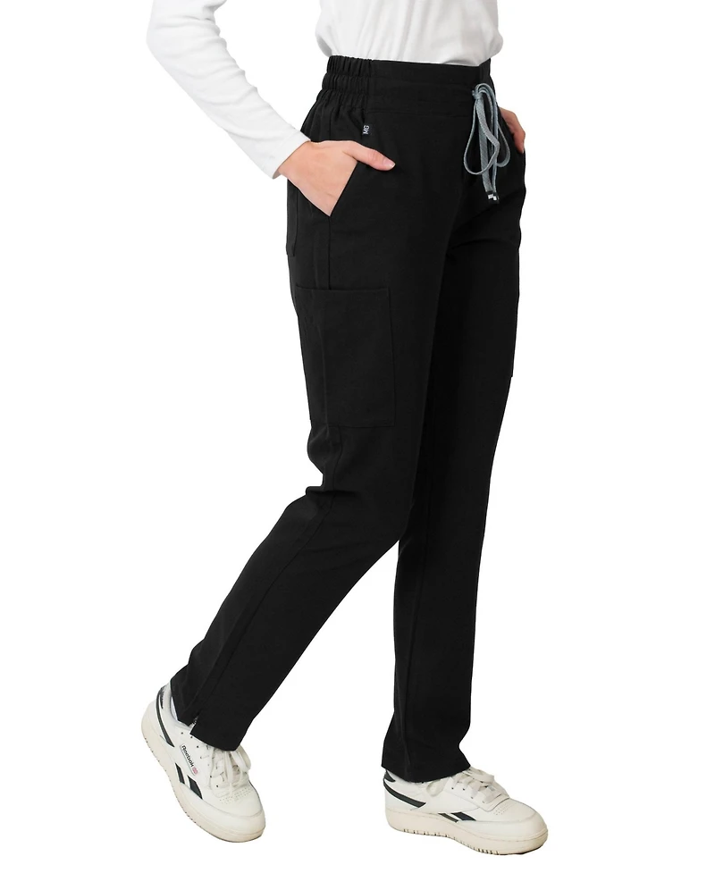 Medgear Women's Ariana Mid-rise Slim Straight Scrub Pant