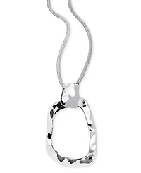 I.n.c. International Concepts Chunky Hammered Link Long Pendant Necklace, 28-3/4" + 3" extender, Exclusively at Macy's