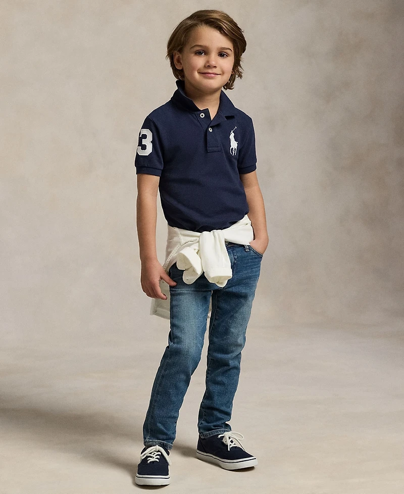 Polo Ralph Lauren Toddler and Little Boys Big Pony Cotton Mesh