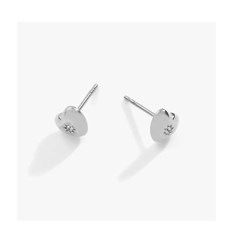 Puffy Heart Mini Studs