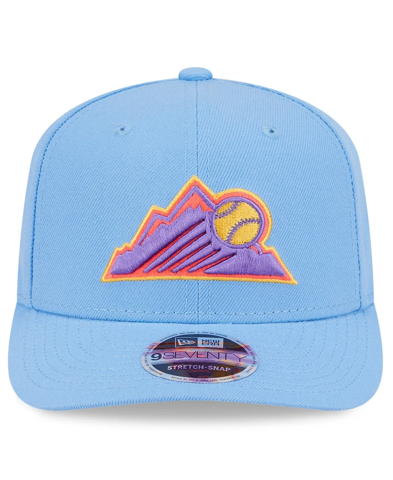 New Era Men's Light Blue Colorado Rockies 2025 City Connect 9SEVENTY Adjustable Hat