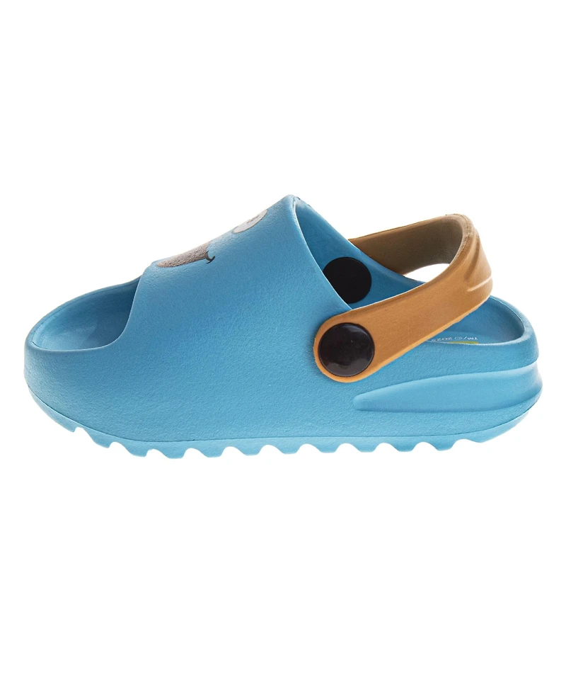 Sesame Street Toddler Boys Cookie Monster Waterproof Backstrap Sandals