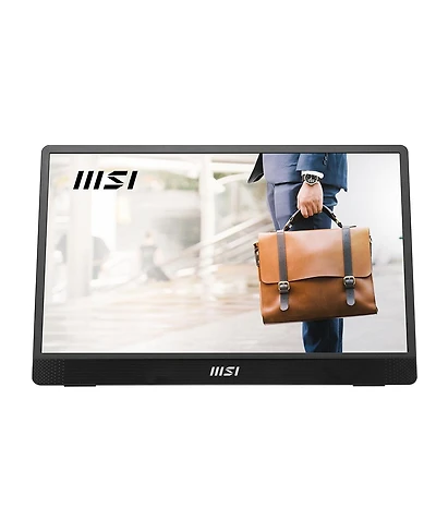 Msi Pro MP161 E2 15.6" 16:9 Full Hd Portable Ips Lcd Monitor, Metal Gray