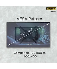ProMounts Full Motion Tv Wall Mount for TVs 23"