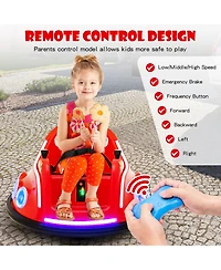 12V Electric Ride On Car with Remote Control and Flashing Led Lights