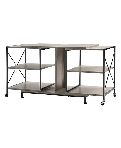 Patricio Flexible Tv Stand with Power Outlets