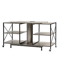 Patricio Flexible Tv Stand with Power Outlets