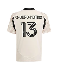 Adidas Big Boys and Girls Eric Maxim Choupo-Moting Tan New York Red Bulls 2025 Stone Kit Replica Player Jersey
