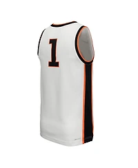 Nike Men's 1 White Oklahoma State Cowboys Replica Basketball Jersey