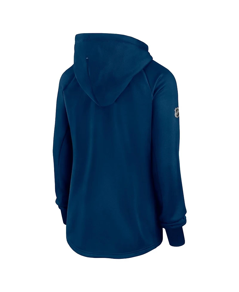 Fanatics Women's Deep Sea Blue Seattle Kraken Authentic Pro Rink Fleece Full-Zip Jacket