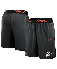 Nike Men's Black San Francisco Giants 2025 City Connect Authentic Collection Knit Shorts
