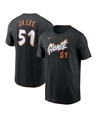 Nike Men's Jung Hoo Lee Anthracite San Francisco Giants 2025 City Connect Fuse Name Number T-Shirt