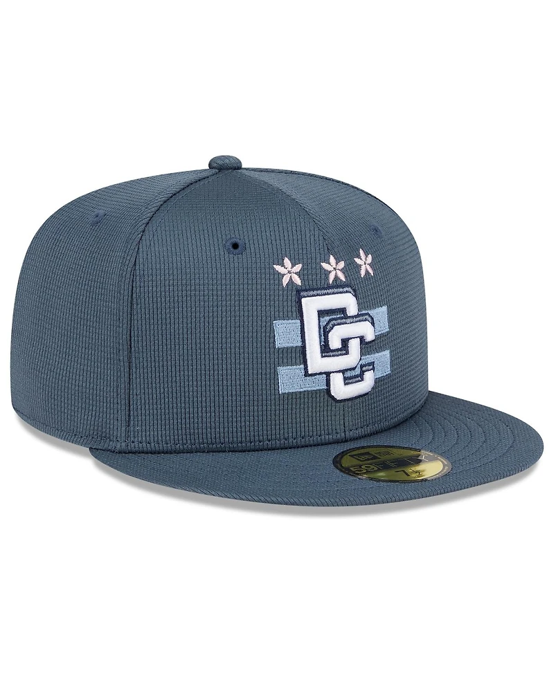 New Era Men's Blue Washington Nationals 2025 City Connect Batting Practice 59FIFTY Fitted Hat