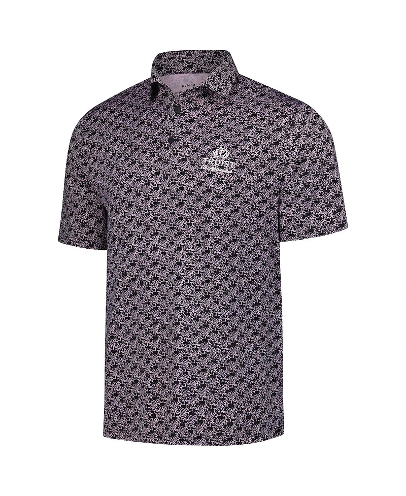 Under Armour Men's Black Truist Championship Playoff 3.0 Golden Eagle Polo Shirt