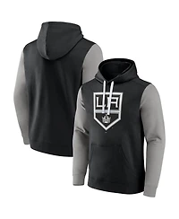 Fanatics Men's Black Los Angeles Kings Team Pullover Hoodie
