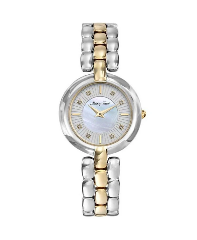 Mathey Tissot Women's Farah Mother of Pearl Dial Watch - D956BYI