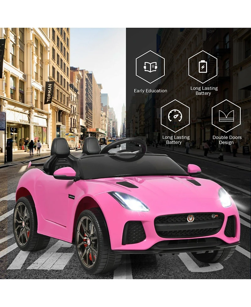 12V Jaguar F-Type Svr Licensed Kids Ride On Car
