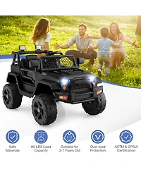 12V Kids Ride On Truck with Remote Control and Headlights