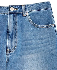 With Jules Big Girls Wide-Leg Jeans