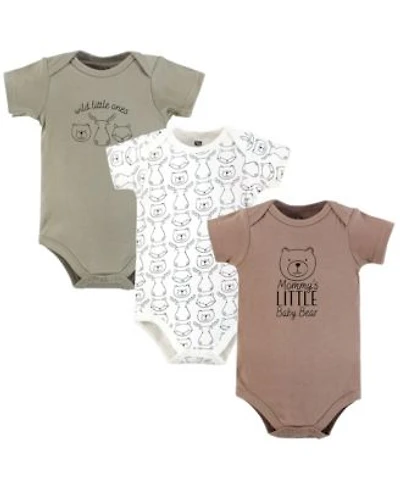 Hudson Baby Baby Boys Little Soft Cotton All In One Outfits Ai Set Of 3