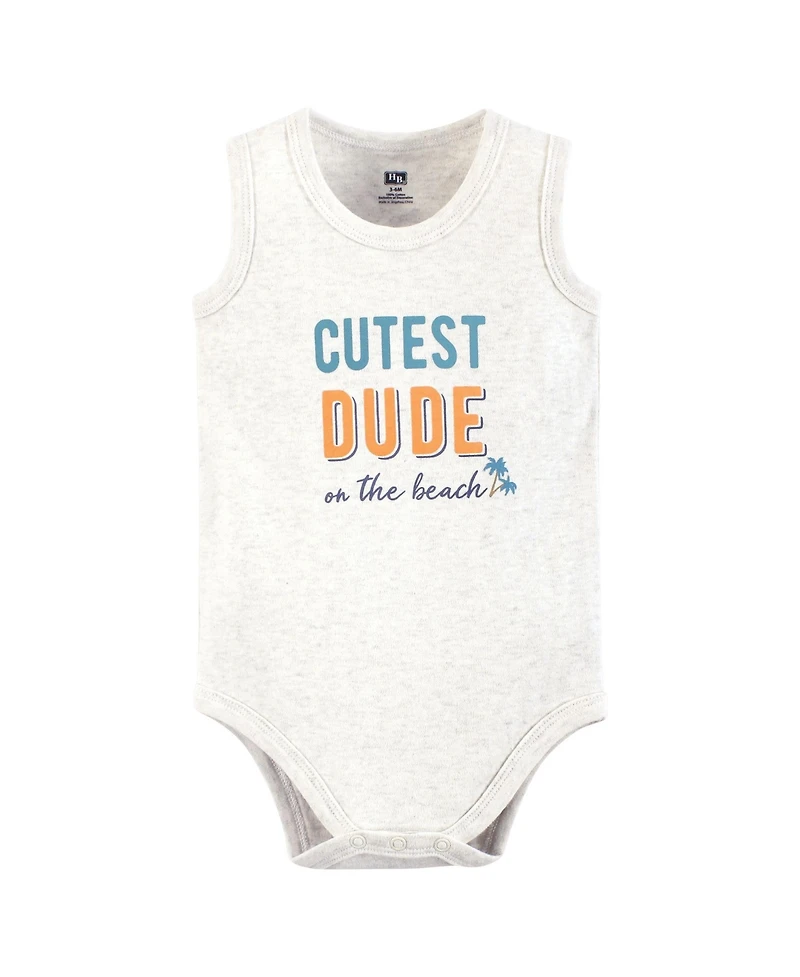 Hudson Baby Baby Boys Hudson Bodysuit Outfit with Shorts and Socks