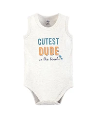 Hudson Baby Baby Boys Hudson Bodysuit Outfit with Shorts and Socks
