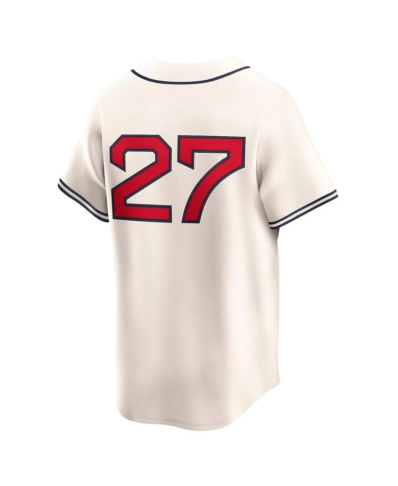 Nike Men's Seiya Suzuki Cream Chicago Cubs Throwback Cooperstown Collection Limited Jersey