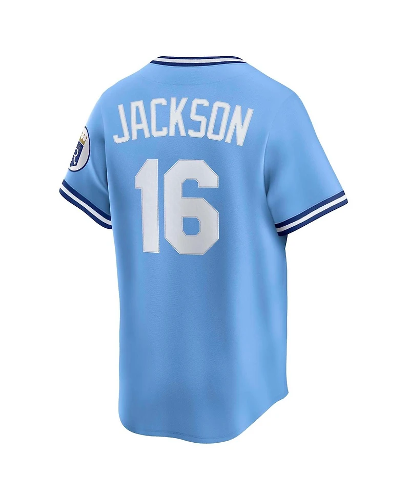 Nike Men's Bo Jackson Light Blue Kansas City Royals Throwback Cooperstown Collection Limited Jersey