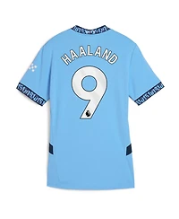 Puma Women's Erling Haaland Light Blue Manchester City 2024/25 Home Replica Player Jersey