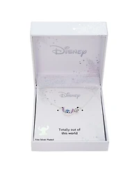 Disney Cubic Zirconia Stitch Basketball Charm Necklace