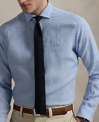 Polo Ralph Lauren Men's Classic-Fit Houndstooth Linen Shirt