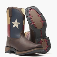 Durango Boys Lil' Rebel by Kids' Texas Flag Western Boot