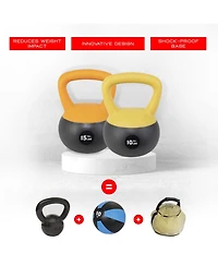 NonZero Gravity Iron Sand Soft Kettlebell - 10 lbs & 15 lbs Set