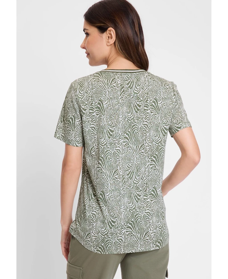Olsen Women's Neo Animal Print T-Shirt