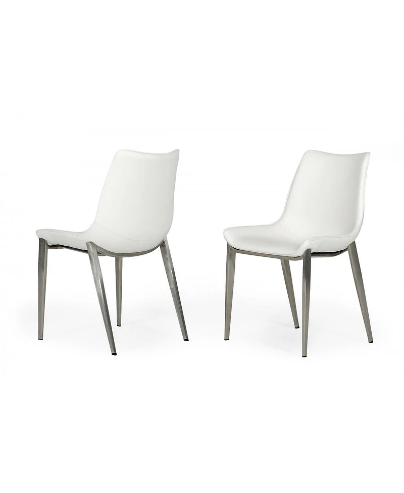 Modern Faux Leather Dining Chairs Set of 2 for Stylish Home Dining