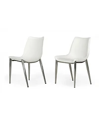 Modern Faux Leather Dining Chairs Set of 2 for Stylish Home Dining