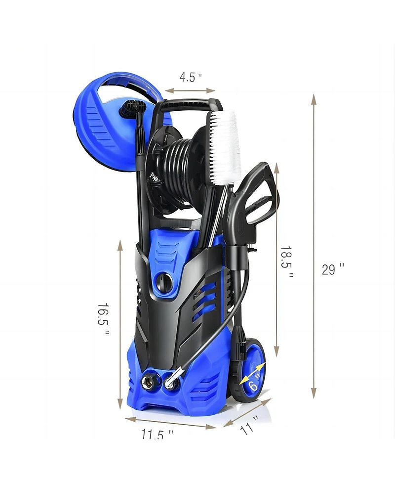 3500 Psi 2.4 Gpm Electric Pressure Washer with Pressure Hose