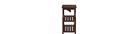 Modern Wooden End Table with Usb Ports and Storage Compartment
