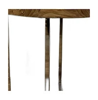 Rustic Modern End Table – Ideal for Living Rooms or Bedrooms