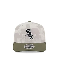 New Era Men's Light Beige/Olive Chicago White Sox 2025 Armed Forces Day 9SEVENTY Adjustable Hat