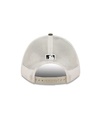 New Era Men's Light Beige/Olive Chicago Cubs 2025 Armed Forces Day 9FORTY M-Crown A-Frame Adjustable Hat