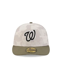 New Era Men's Light Beige/Olive Washington Nationals 2025 Armed Forces Day 59FIFTY Fitted Hat