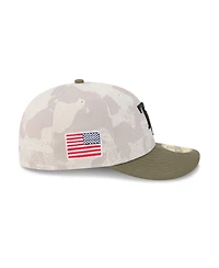 New Era Men's Light Beige/Olive Tampa Bay Rays 2025 Armed Forces Day 59FIFTY Fitted Hat