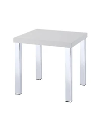 Glossy Square End Table – Stylish Addition to Living Spaces